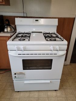 White stove