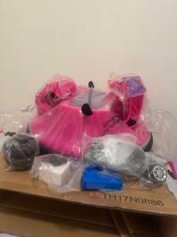 Pink Kids Ride-On Electric Car Toy