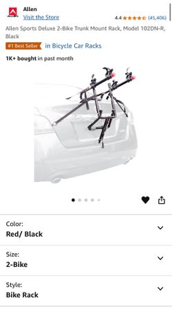 Allen Trunk Mount Rack