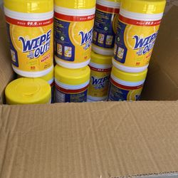 Wipe Out Lysol Disinfecting Lemon and Lime Blossom Wipes 