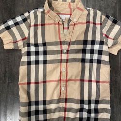 Boys Burberry Shirt Size 8. $175