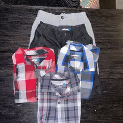 Tony Hawk Boys Shorts And Shirts Size 5/6 - $25