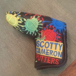 Scotty Cameron Tour Splatter Golf Putter Head Cover Rare