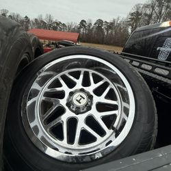 20in Hostile Sprocket Chrome Wheels