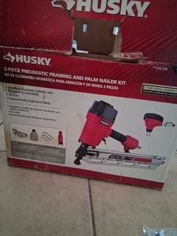 2 piece pneumatic framing and palm nailer kit