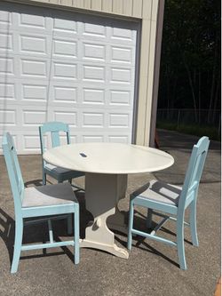 Table and chairs