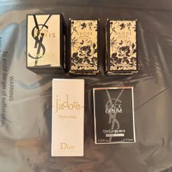 Mini YSL Gucci Dior Perfumes