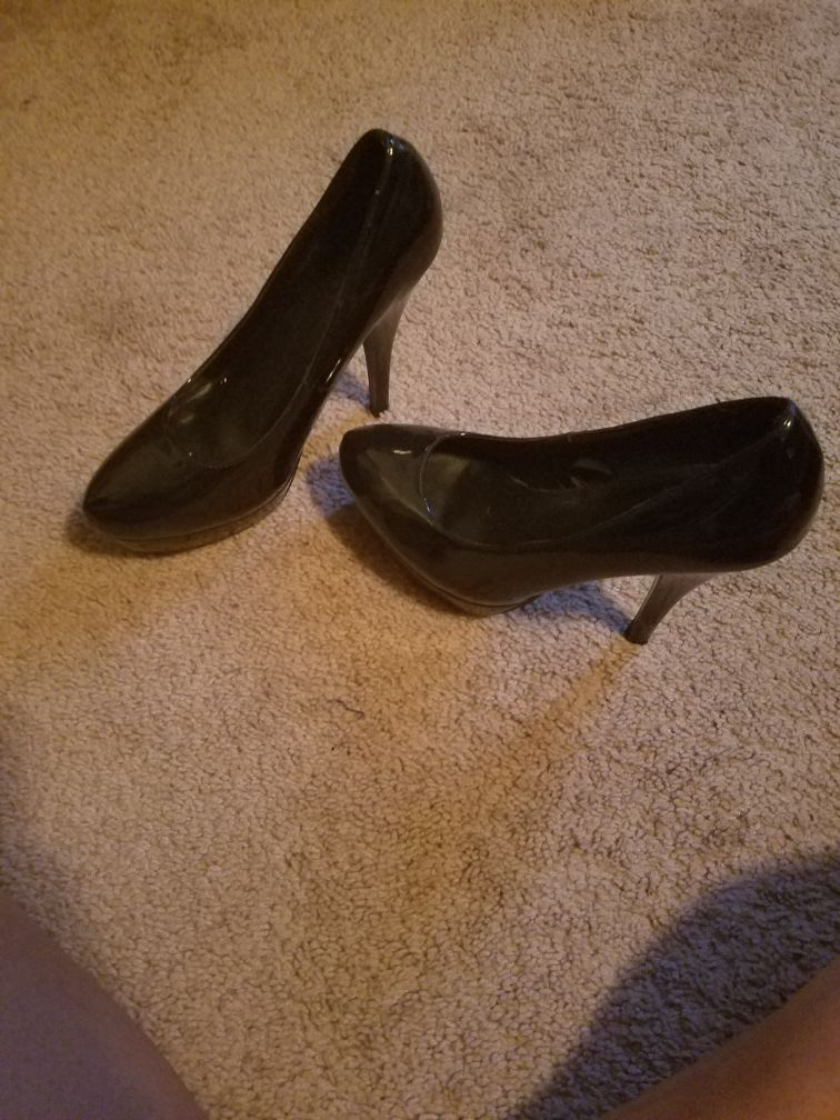 Black heels