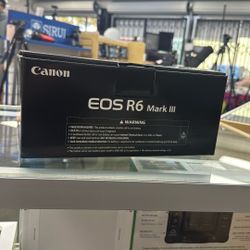 Canon R6 III Camera New 