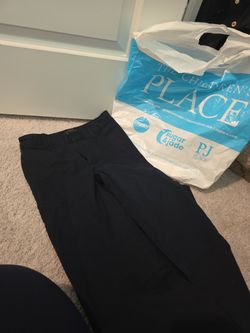 5 Navy Blue Slim Uniform Pants