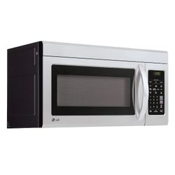 Stainless Steel LG EasyClean 1.8-CU ft 1000-Watt Over-the-Range Microwave with sensor cooking