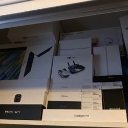Apple, DJI, Oculus, PlayStation Boxes