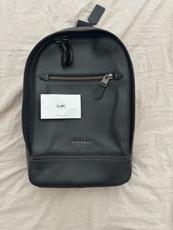Coach black Leather Sling Bag