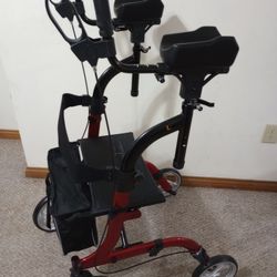 Walker/Rollator, Winlove, Red