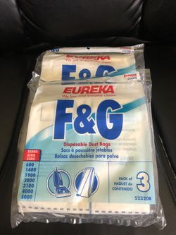 Eureka disposable dust bags model 52320 B