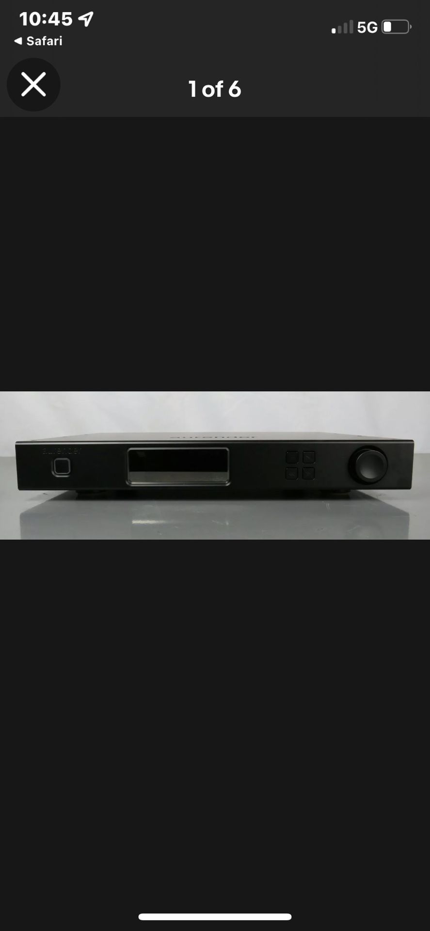 Aurender A10 Music Server-only 1 year old