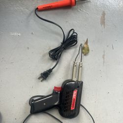 Soldering gun and iron 