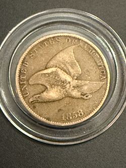 1858 Pre civil War Flying Eagle Penny