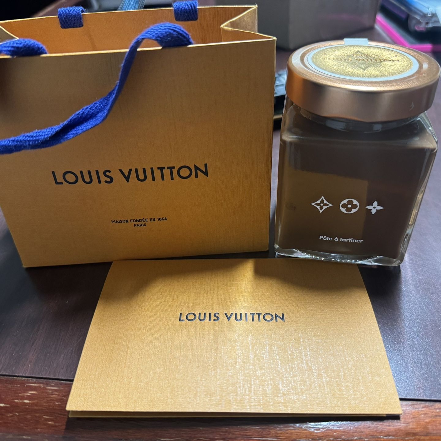 Louis Vuitton Hazelnut Chocolate Vanilla Spread Rare! New