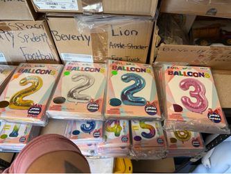 Mylar Number Balloons