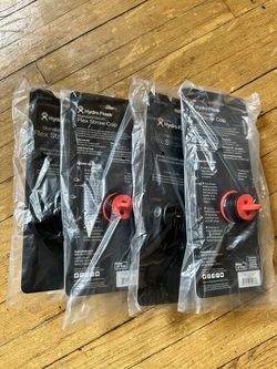 4 New Hydro Flask Standard Mouth Flex Straw Caps + Extra Straws - Black