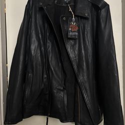 Moonshine Men Leather Jacket