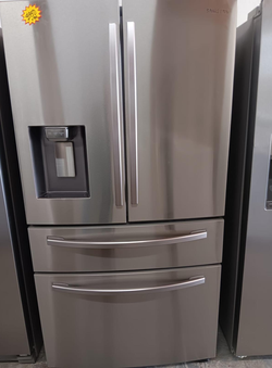 Samsung 4‑Door French Door Fridge – Stainless, Water & Ice