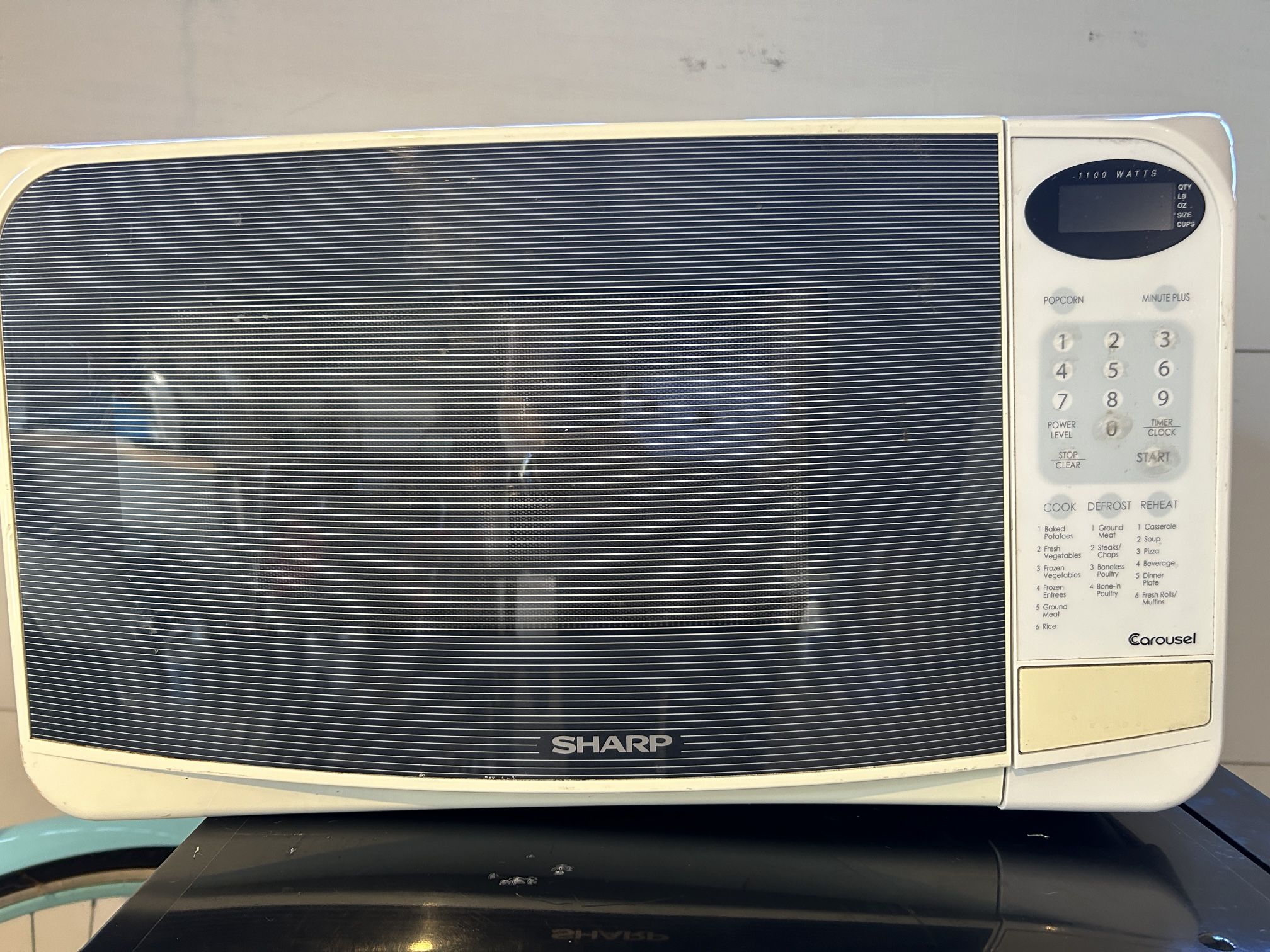 Sharp Microwave Oven White 1100 Watts