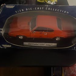 1969 pontiac gto die cast car