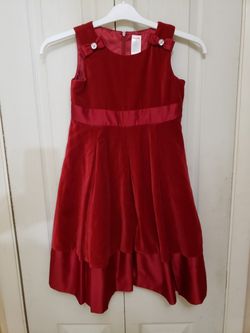 Gymboree Holiday PAGEANT party Dress Deep Red 8