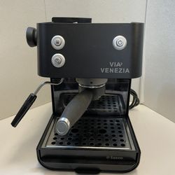 Saeco Via Venezia Espresso Machine Portafilter SIN 006XN Barista Black - Tested
