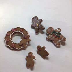 Vintage Gingerbread Jewelry Set 