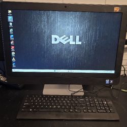 AIO  DeskTop   🖥  ALL  in  ONE  - DELL  OPTIPLEX  9020 - 4TH.  GEN 🔌 Intel  i7 - Windows  11 Home, HDMI,  Wi-Fi,  SD,  DVD-RW - Work Excellent  👍