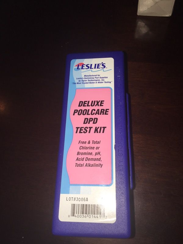Leslie's deluxe poolcare dpd test kit