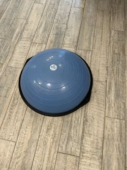 Blue Bosu Ball (balance Ball)
