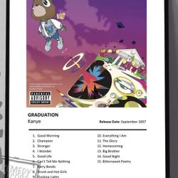 Album Cover Poster | Kanye West | 24”x36”