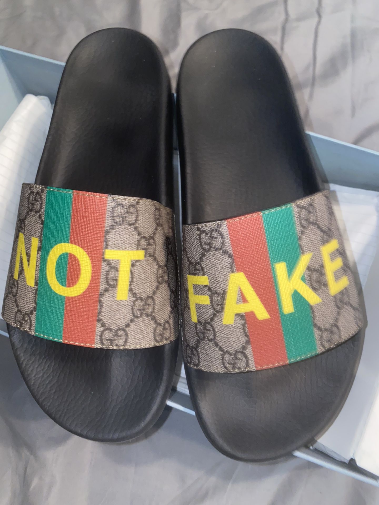 Gucci Not fake Slides Size 9 for Sale in Miami, FL - OfferUp