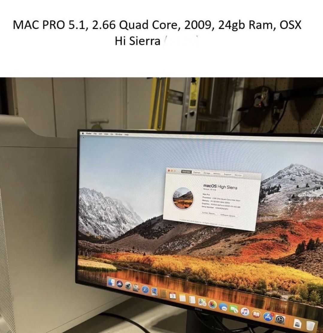 2 Intel Mac Pro Computers