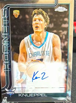 Kon Knueppel Topps Chrome RC Auto Card