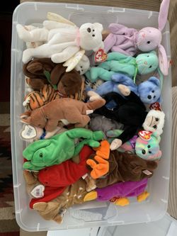 Beanie babies beanie baby lot 76 with tags