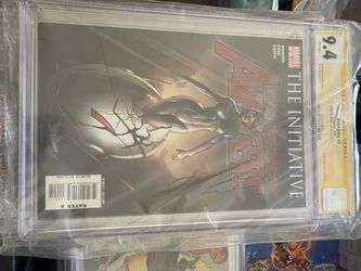 Mighty Avengers #2 2007 Marvel Comics CGC 9.4 White signed by Frank Cho
