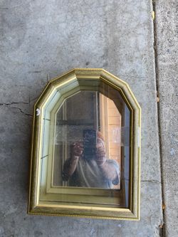 SMALL BrassMEDICINE CABINET