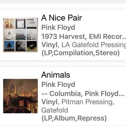 Pink Floyd Vinyl  
