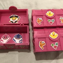 Baby Shark 3 Mini Treasure Chest Boxes