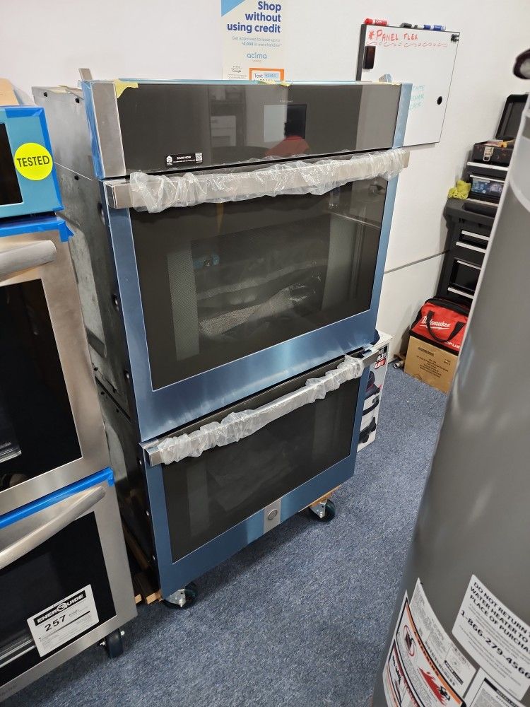 GE ELECTRIC DOUBLE WALL OVEN with CONVECTIN IN STAINLESS STEEL (WITH WARRANTY!)
