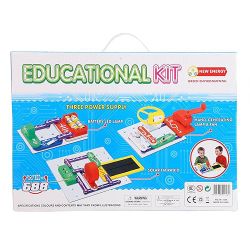 Anfan Electric Circuits Kit,Kids Electronics Exploration Kit,Solar Electronics Block Kit DIY Toy for Child