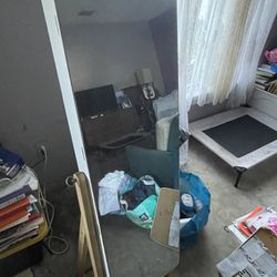 Mirror W/ Jewelry cabinet 