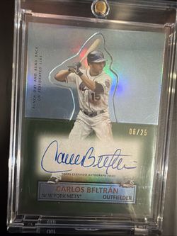 Carlos Beltrán tops archives autograph /25