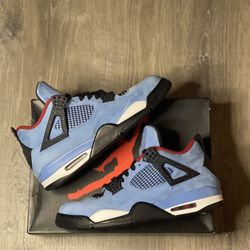 travis scott jordan 4 size 11 used 