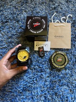 G-Shock GA2100 Black & Gold Watch